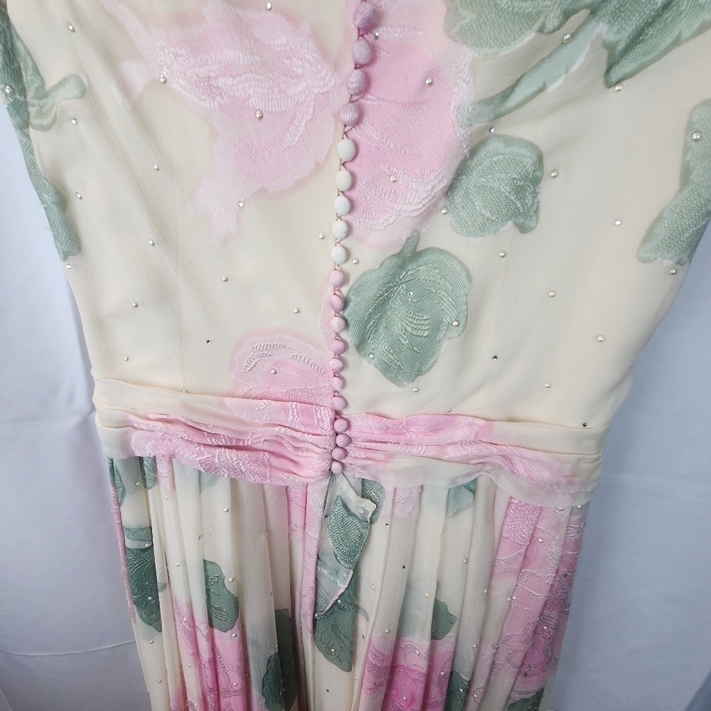 Maggy Reeves couture vintage gown size L(estimated) - Picture 9 of 13